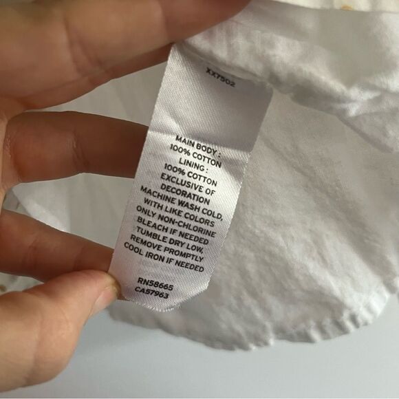 Kid's Ruby & Bloom Cream & Gold Polka Dot Long Sleeve Top - Picture 8 of 8